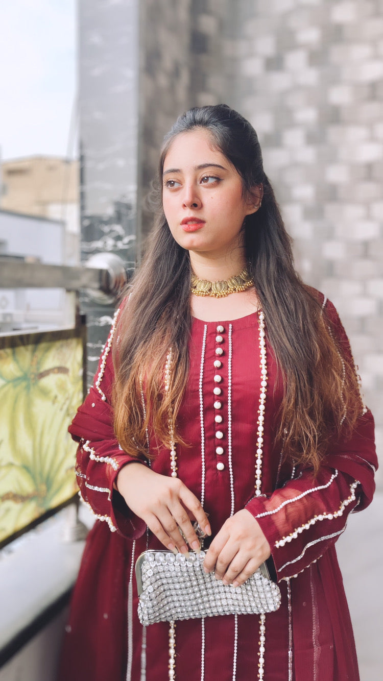 Motiyana Semi Pure Chiffon 3pc Dress 2025