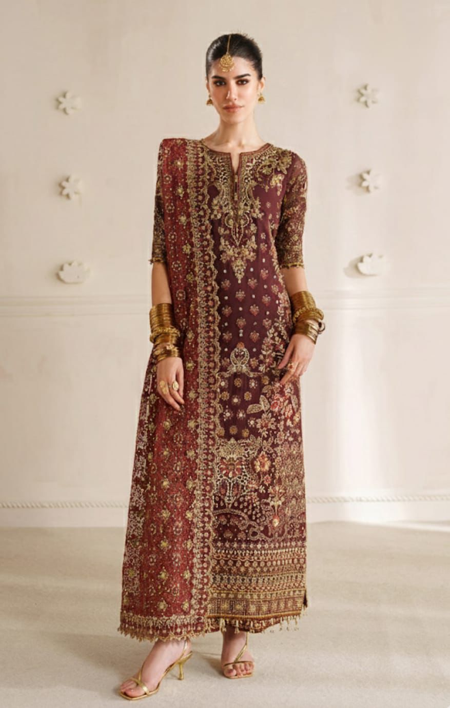 Baroque Wz-2502 Semi Pure Chiffon Dress New Year Biggest Sale Is Live 25 –  Wearza