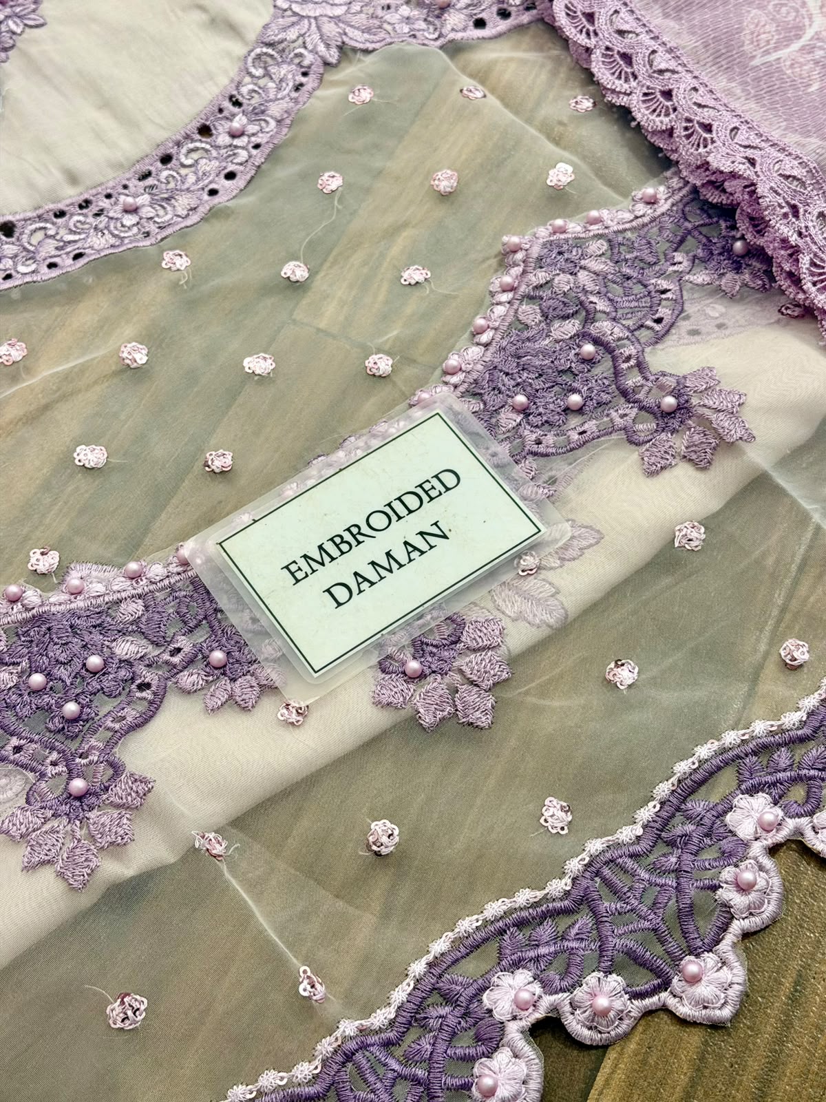 Maria B Chikankari Wz-5501 Premium Pure Cotton Chikankari With Soft Cotton Net Duppata 26