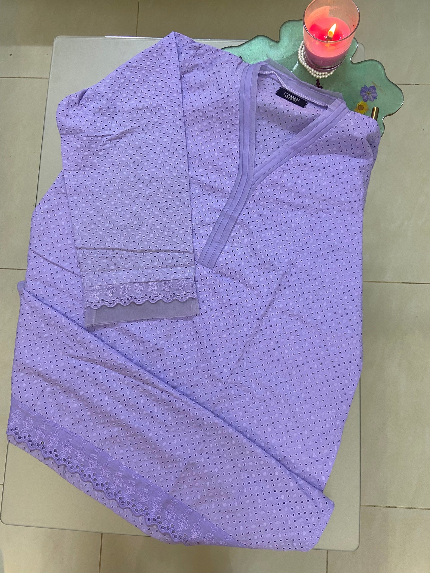 Rangrez Premium Pure Lawn Chikankari Shirt 2024