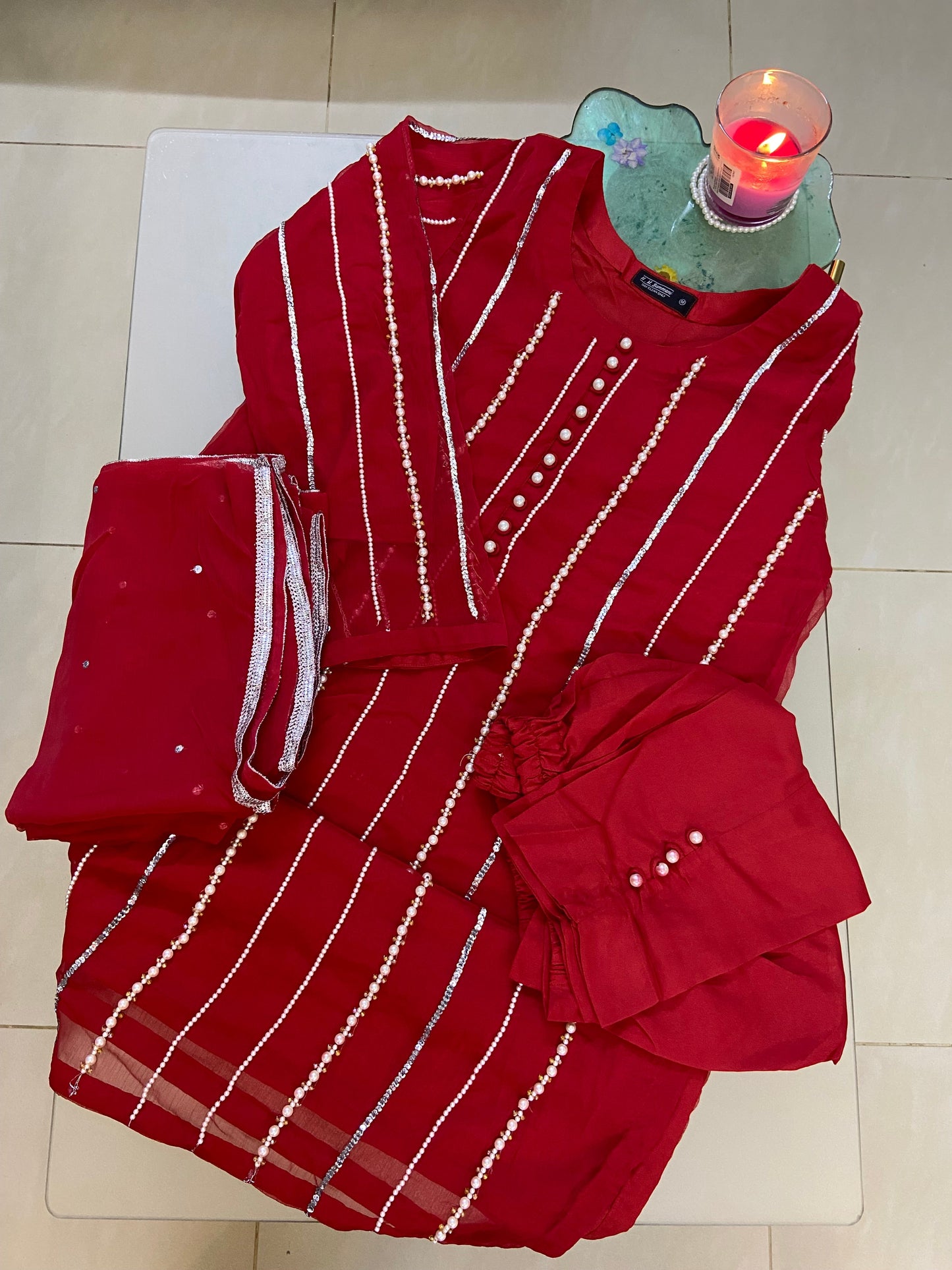 Motiyana Semi Pure Chiffon 3pc Dress 2025