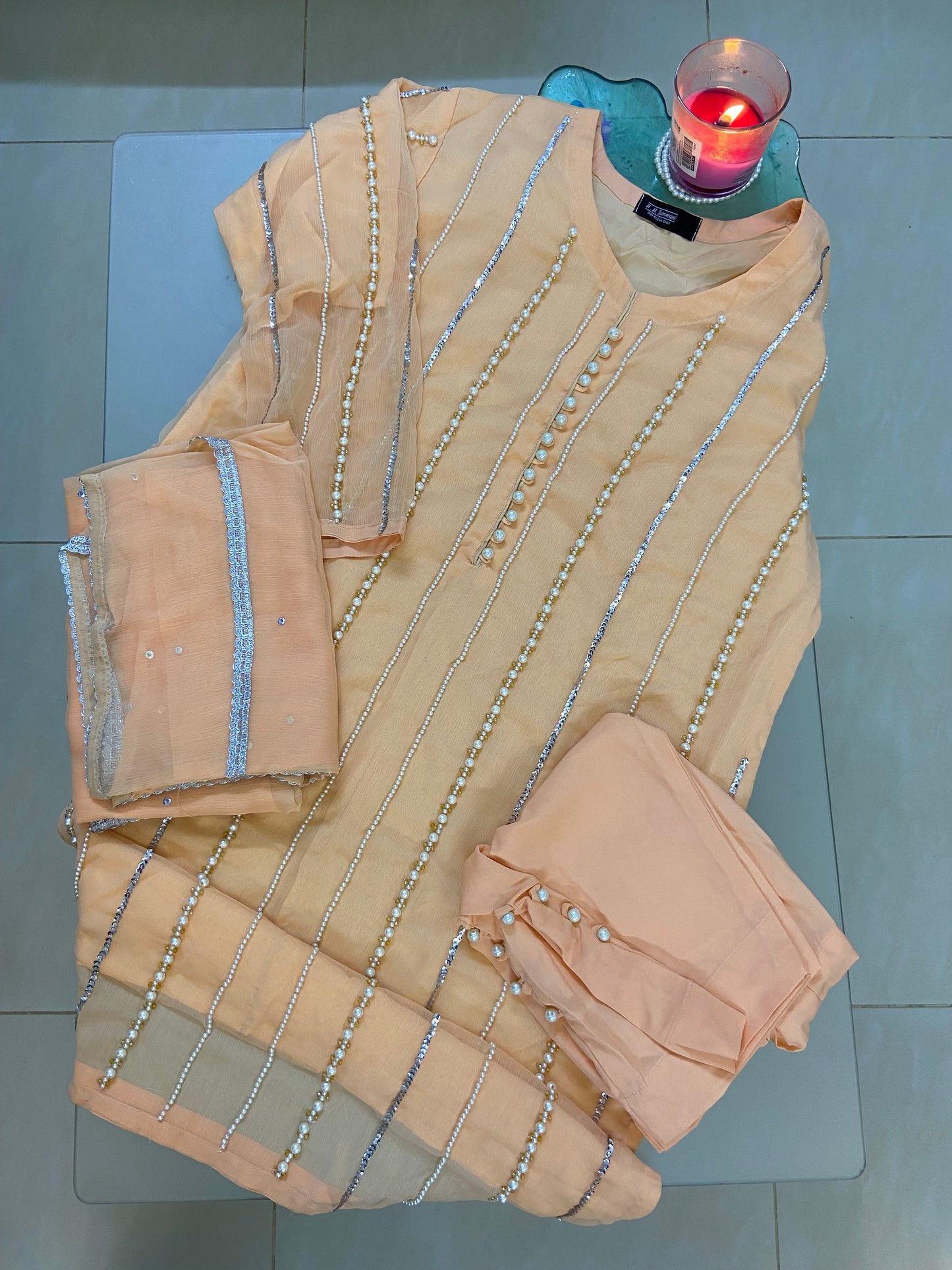 Motiyana Semi Pure Chiffon 3pc Dress 2025