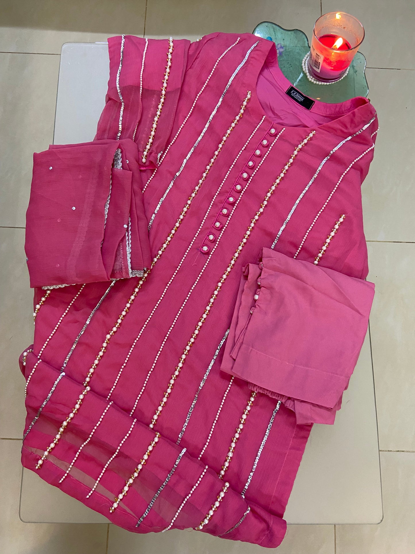 Motiyana Semi Pure Chiffon 3pc Dress 2025