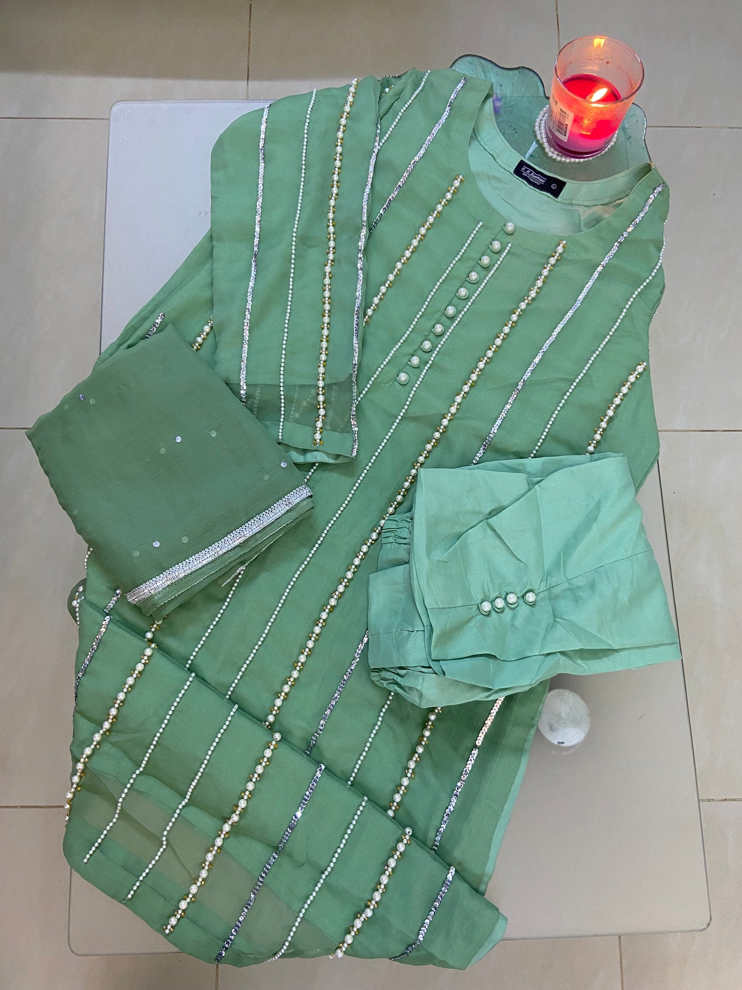 Motiyana Semi Pure Chiffon 3pc Dress 2025