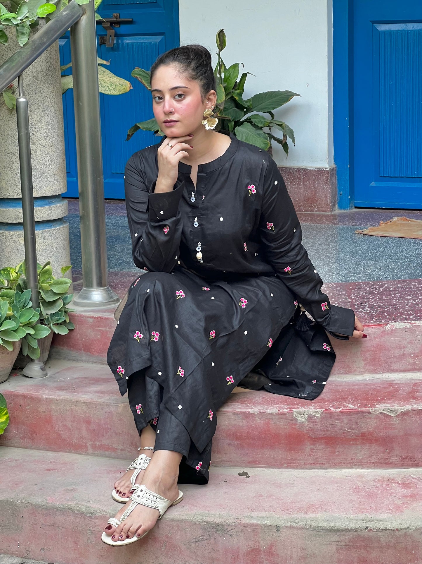 Naaz 2 Pc Cord Set Luxury Lawn Dress 2024