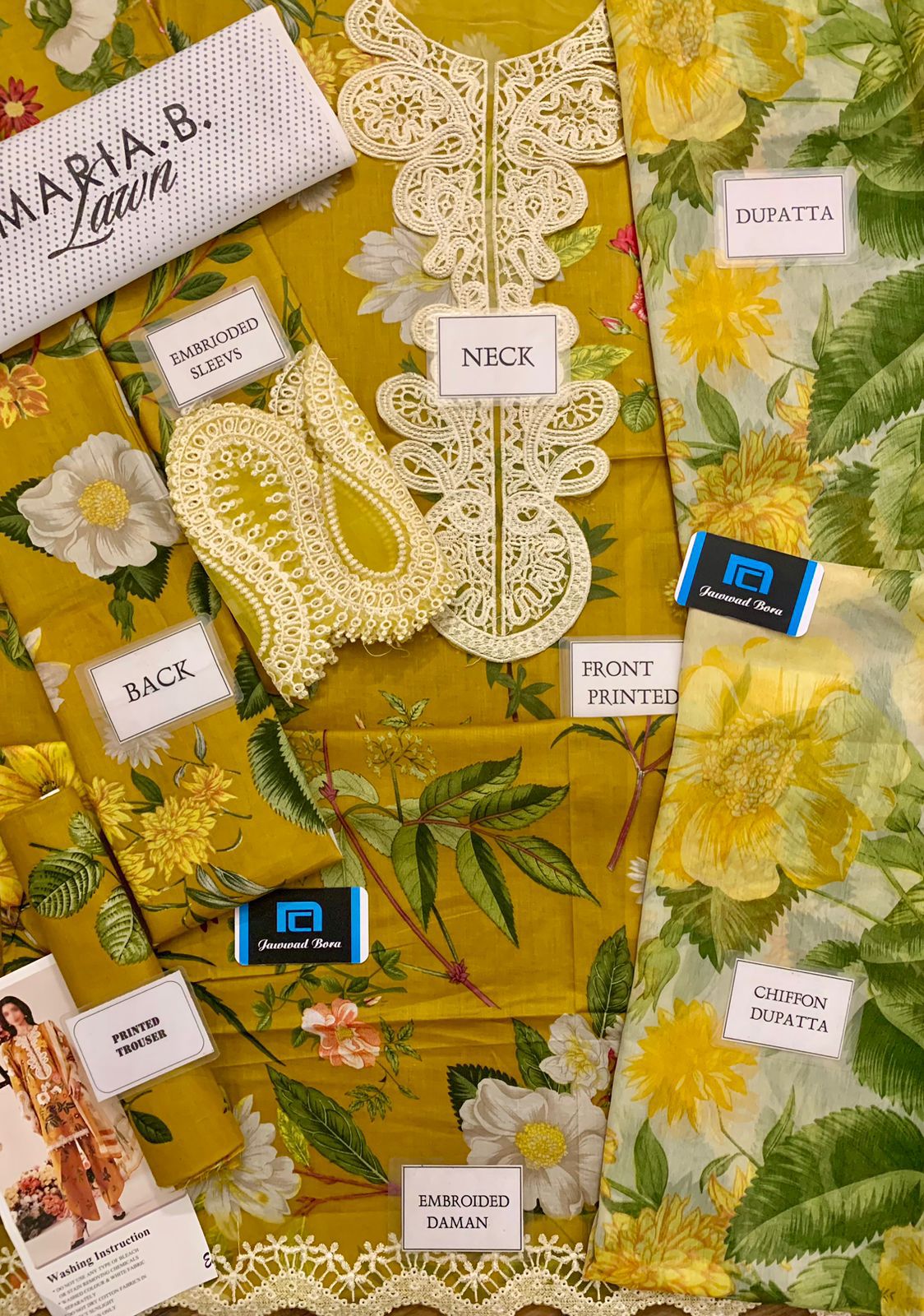 Maria B M Print Vol 2 MPT-2604A/B Premium Lawn With Chiffon Duppata 2025
