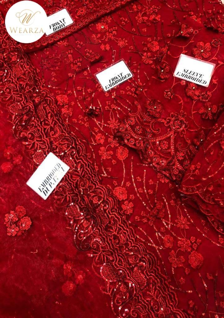 MARIAM & MARIA LUXURY WEDDING GARARA (100% SOFT NET ) - Wearza
