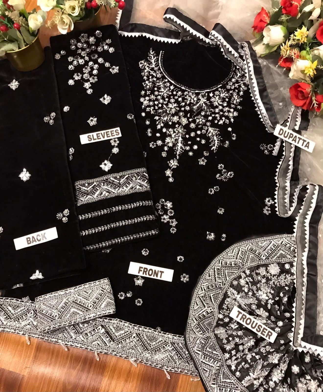 JAZMIN EMBROIDERED VELVET MICRO 5000 2024 - Wearza