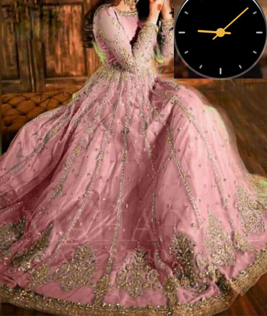 KASHEE X WEARZAA WEDDING MAXI 100% SOFT NET HEAVY WORK 2024 – Wearza