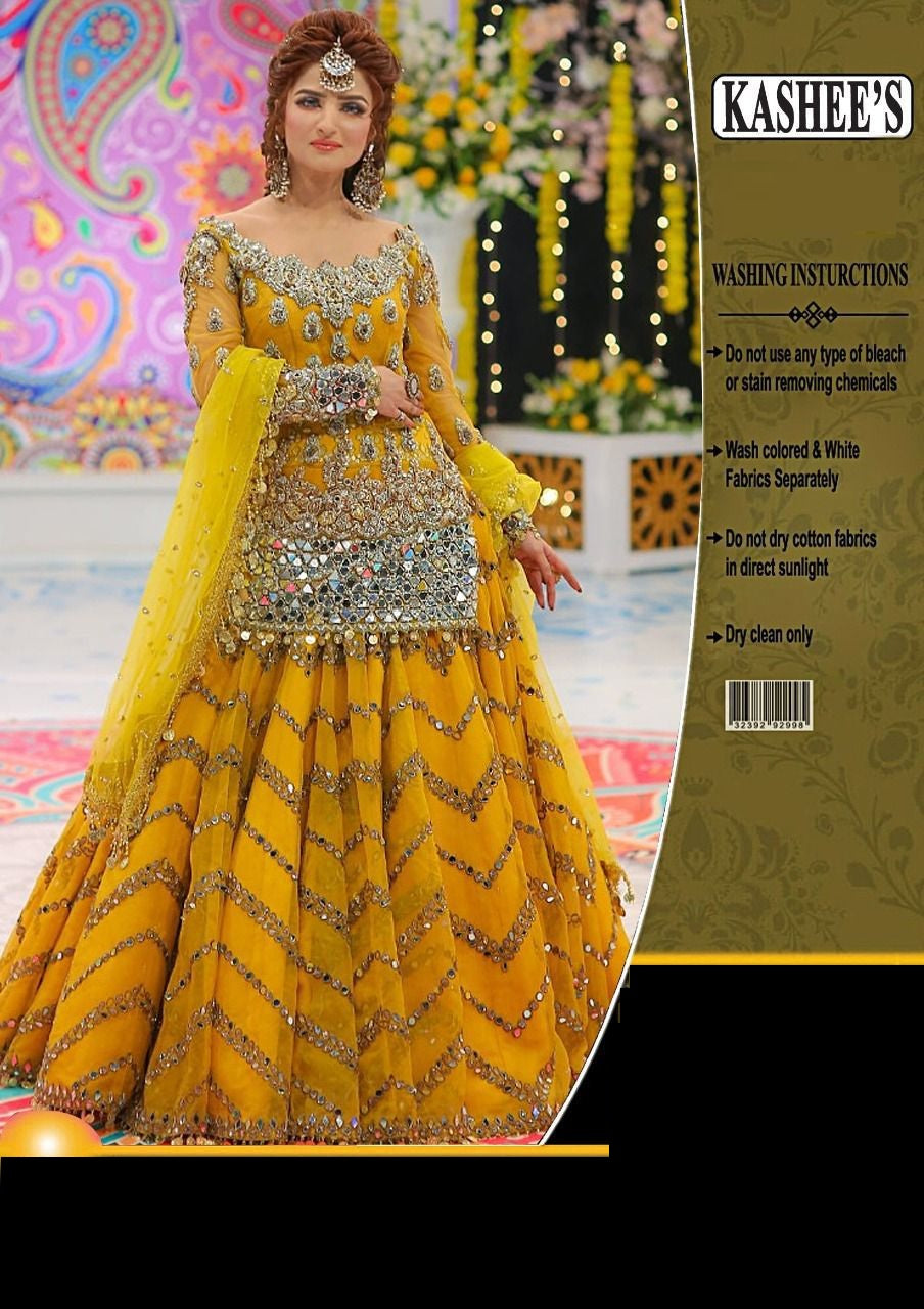 KASHEE MAXI MEHNDI MAYO SOFT NET MOST HOT DESIGN 2024 – Wearza