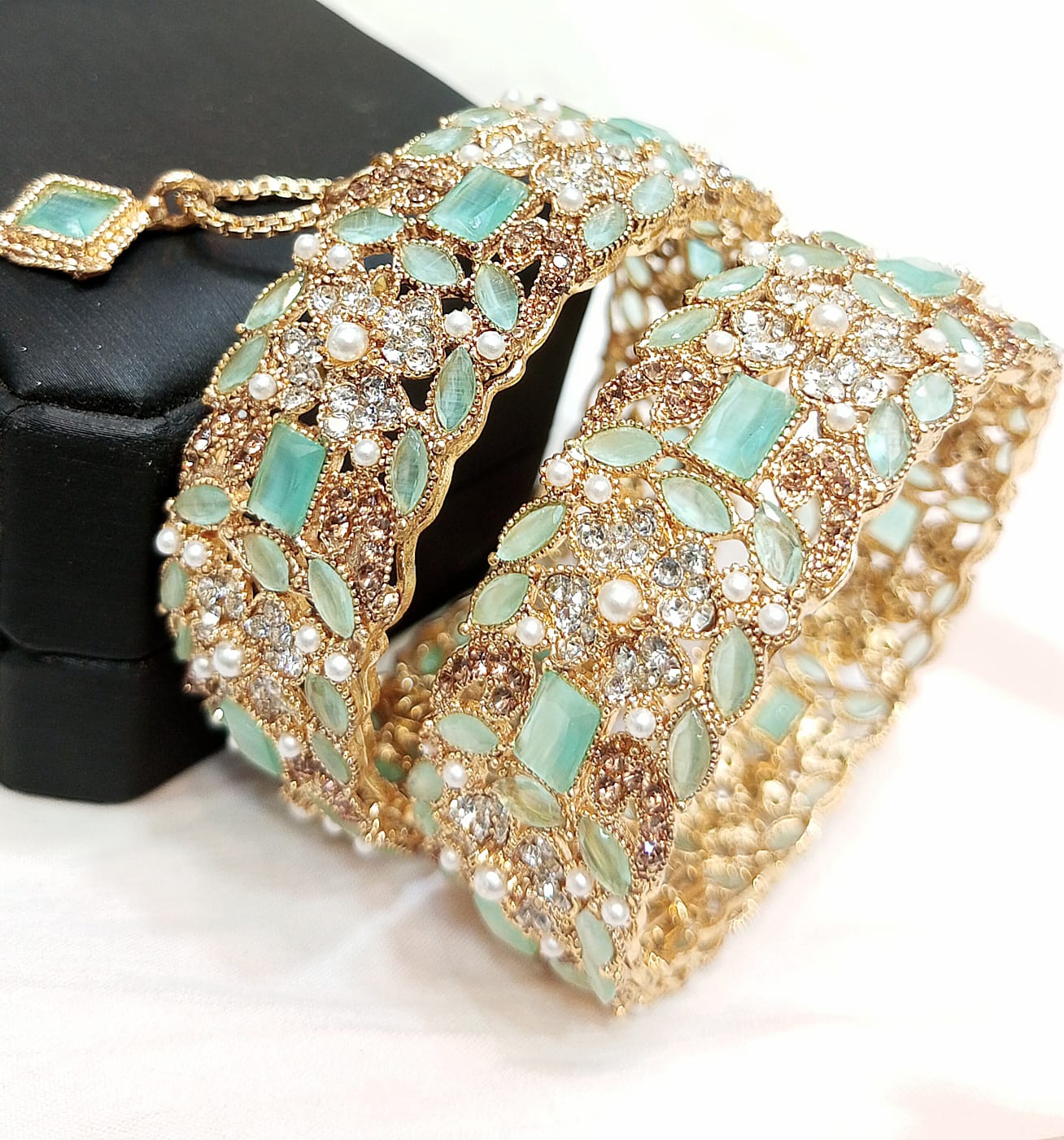 Maya New Openable 2.Pc Karay Zircon Stones 24 WEARZA