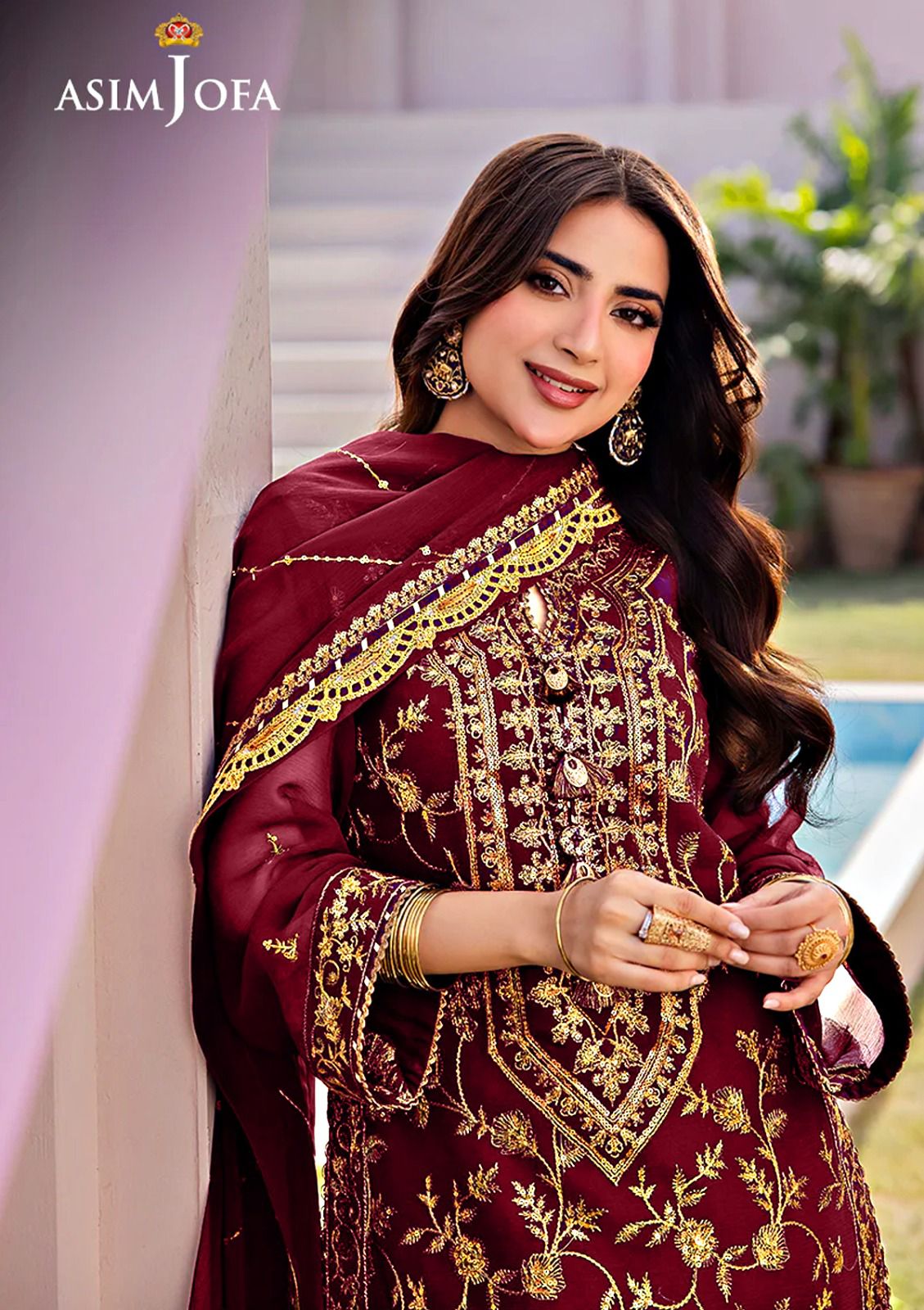 AJ Wz-1100 Premium Pure Chiffon Dress 2024 WEARZA