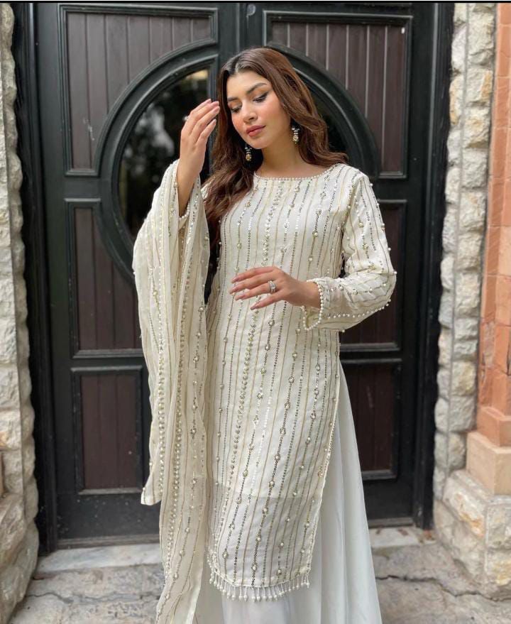 Mariyum & Maria Party Wear Wz-1128 Premum Pure Chiffon Dress 2024 Wearza Mariyum & Maria Party Wear Wz-1128 Premum Pure Chiffon Dress 2024 Wearza