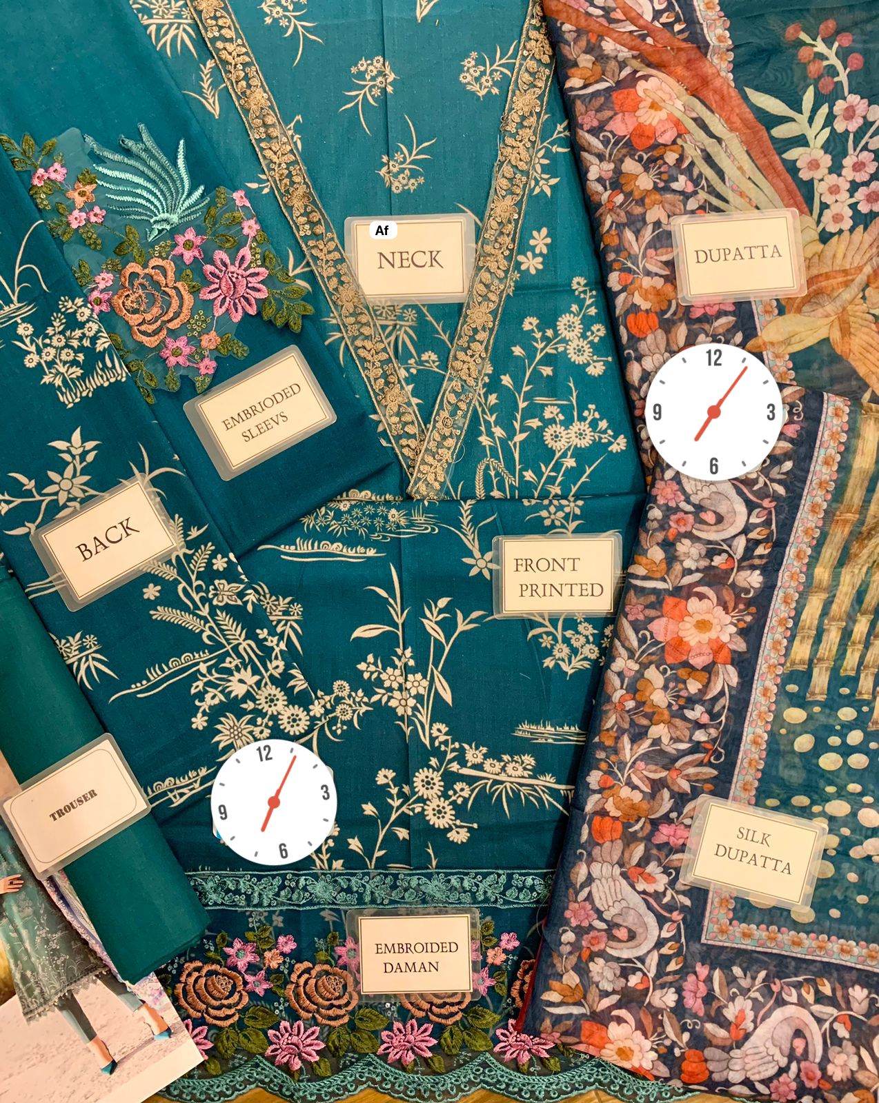 Wearza Wz-450 Premium Printed Lawn With Indian Silk Duppata 2024 WEARZA