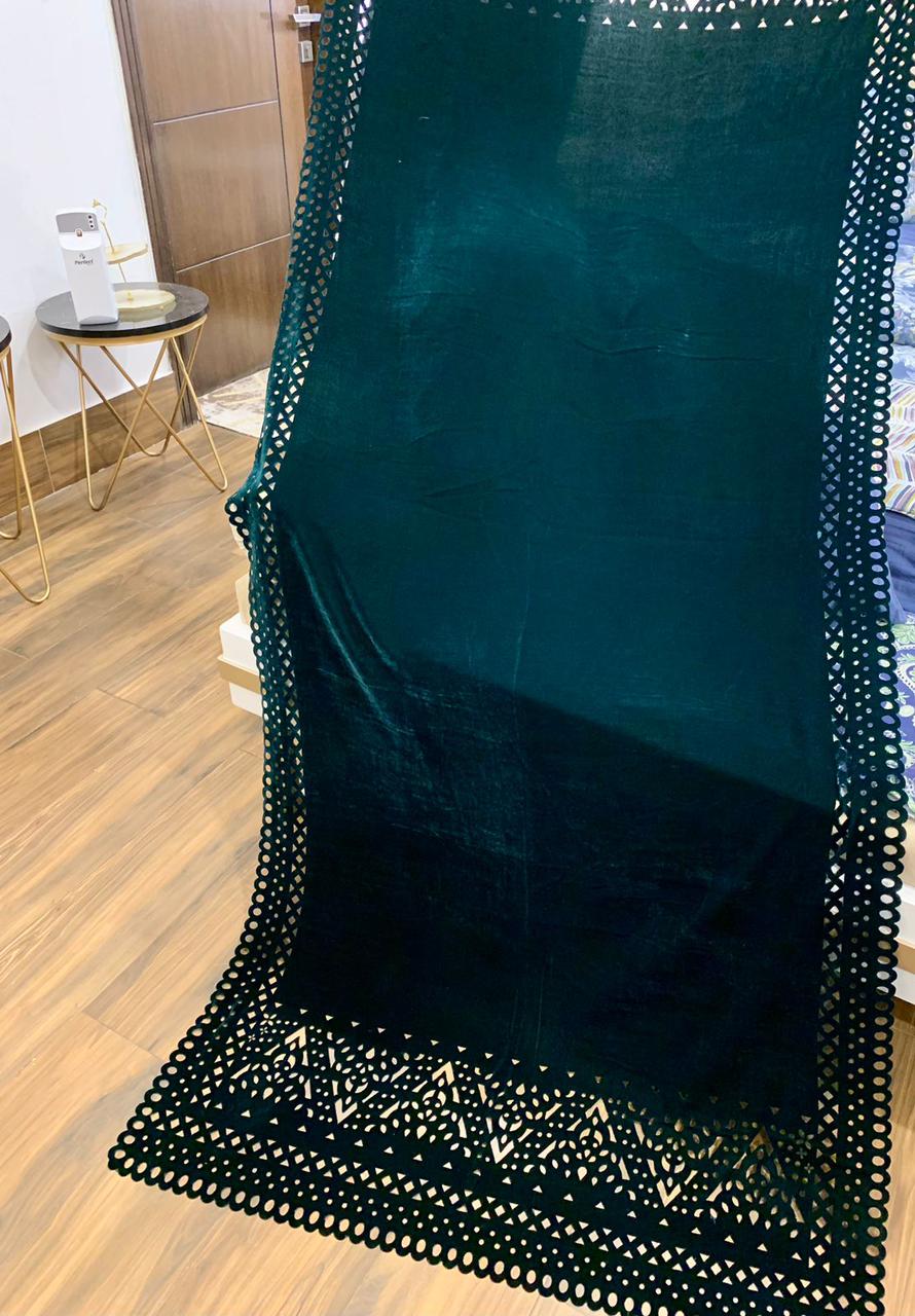 Maria b Embroidered Cut Work Pakistani Shawl 2024