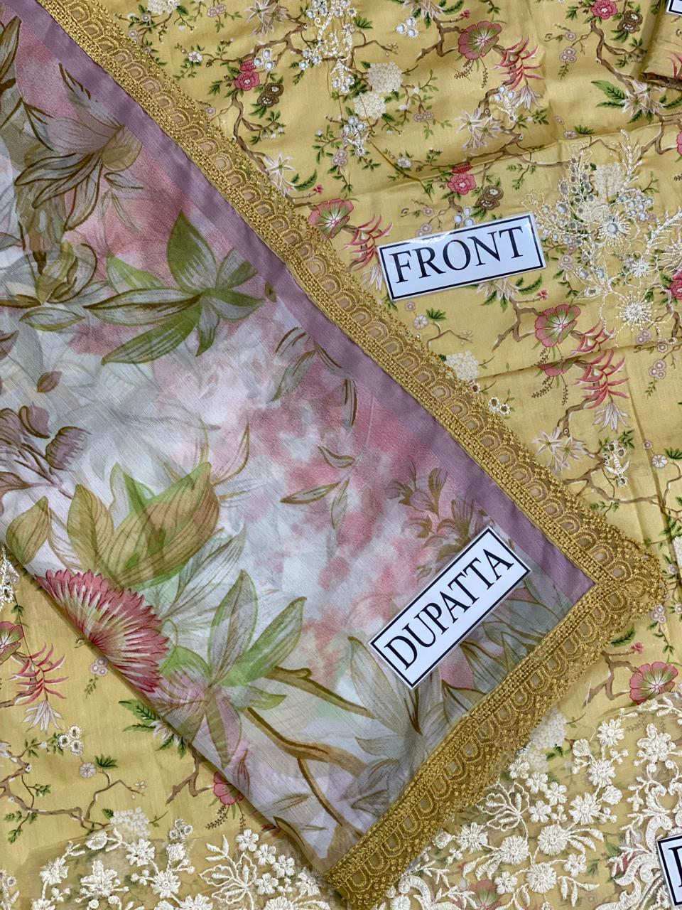 Iznik Wz-09 Premium Pure Lawn With Emb Semi Pure Chiffon Duppata 2025
