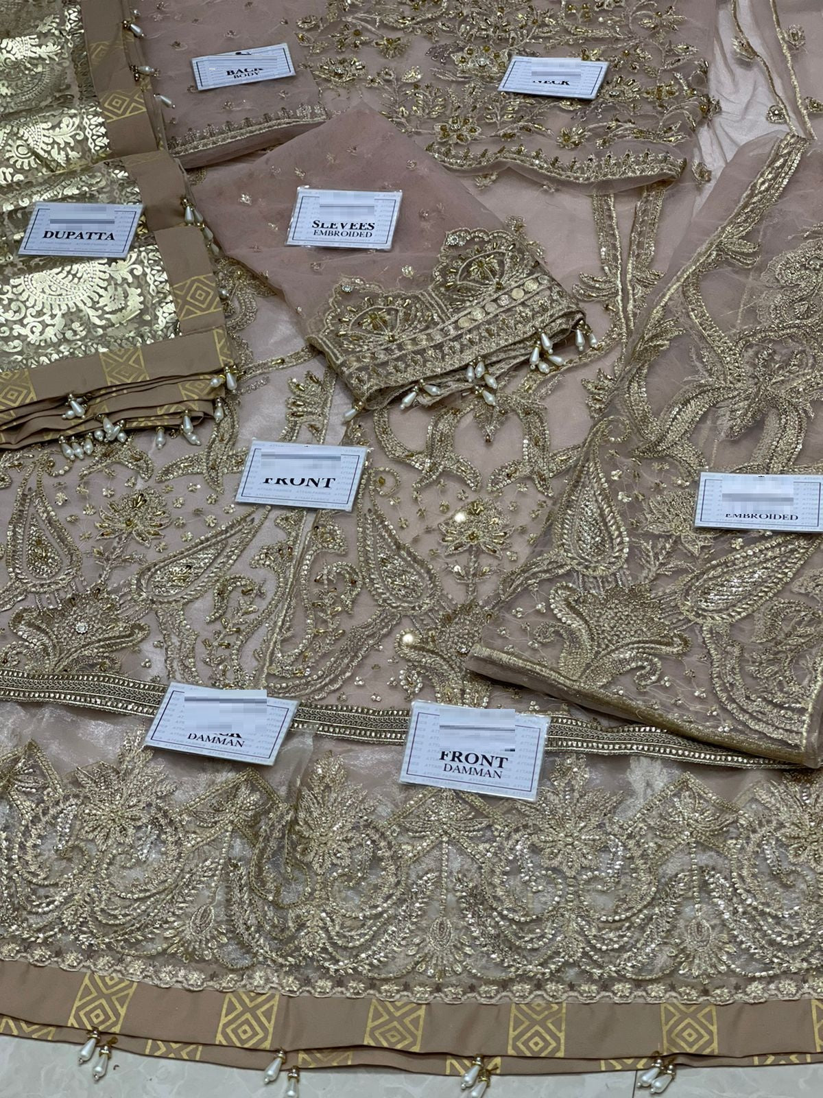 Afrozeh X Ayeza Khan Heavy Embroidered Bridal Lehnga For Wedding 2025