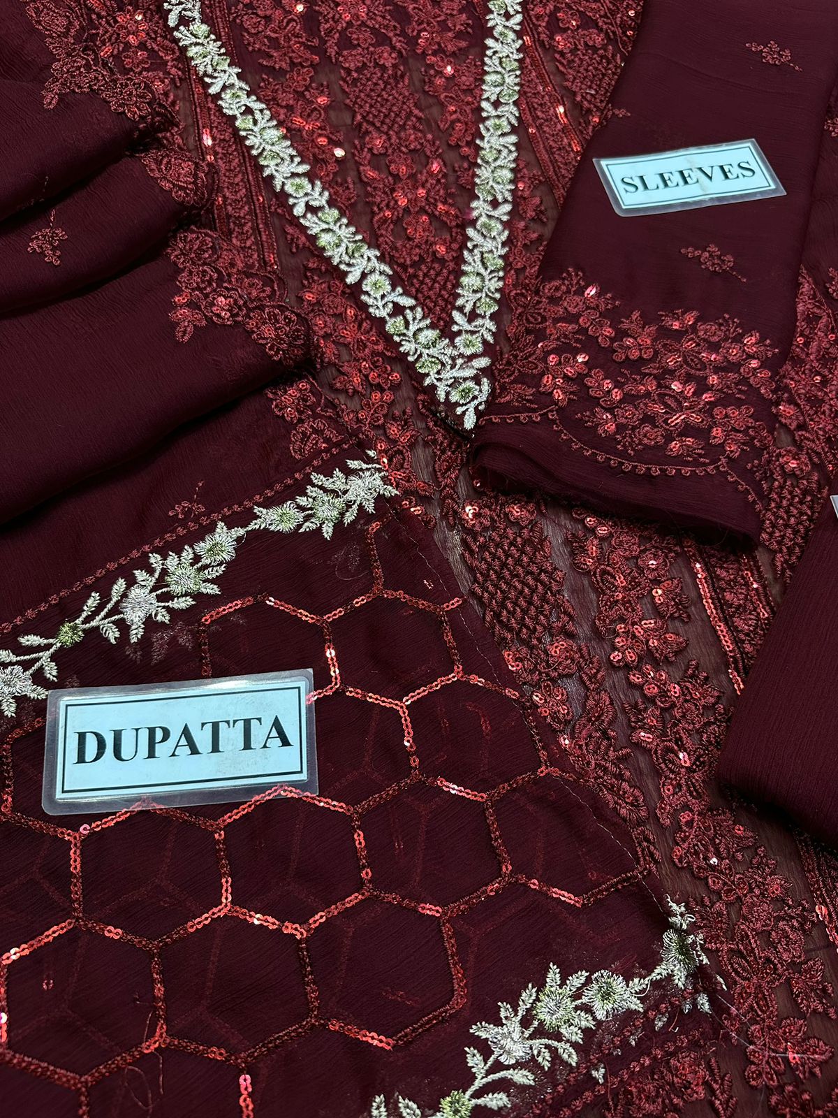 Azure X Wearza Semi Pure Chiffon Pakistani Dress Eid Collection 2025