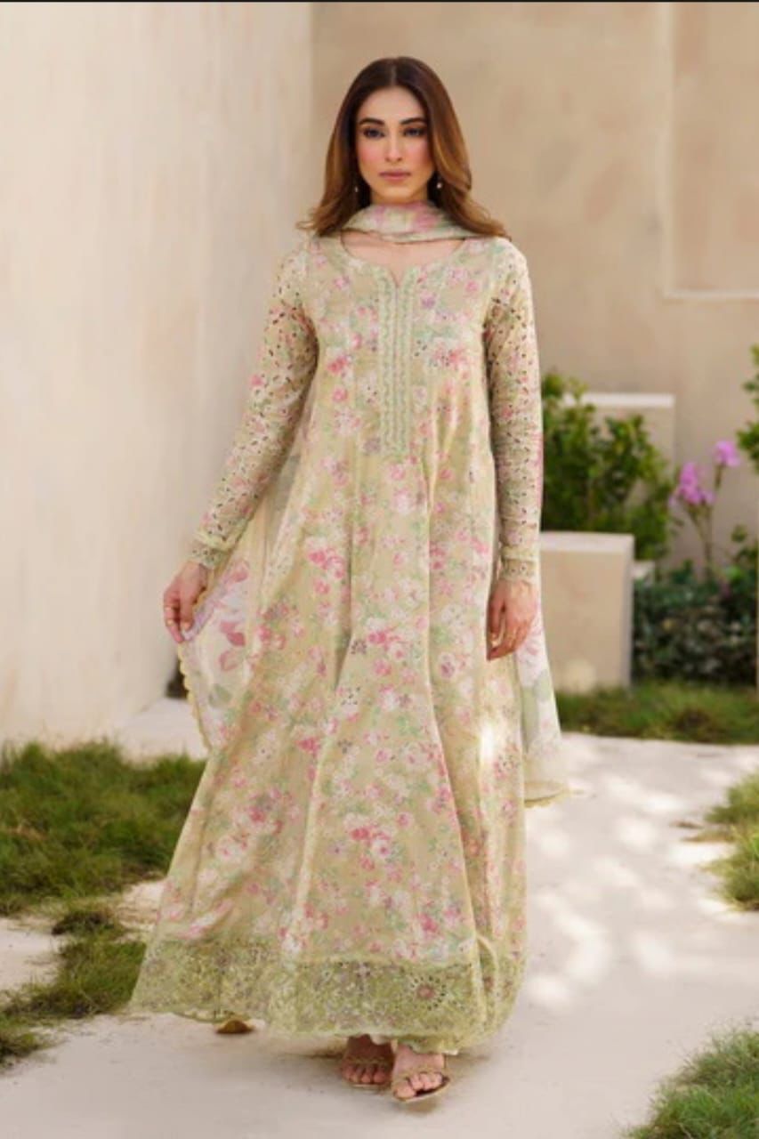 Iznik Wz-05 Premium Pure Lawn Dress Eid Collection 2025