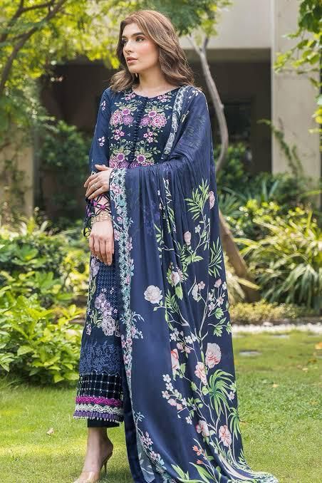 Asifa Nabeel X Wearza Premium Pure Lawn Most Hot 3 Pc Dress 2025