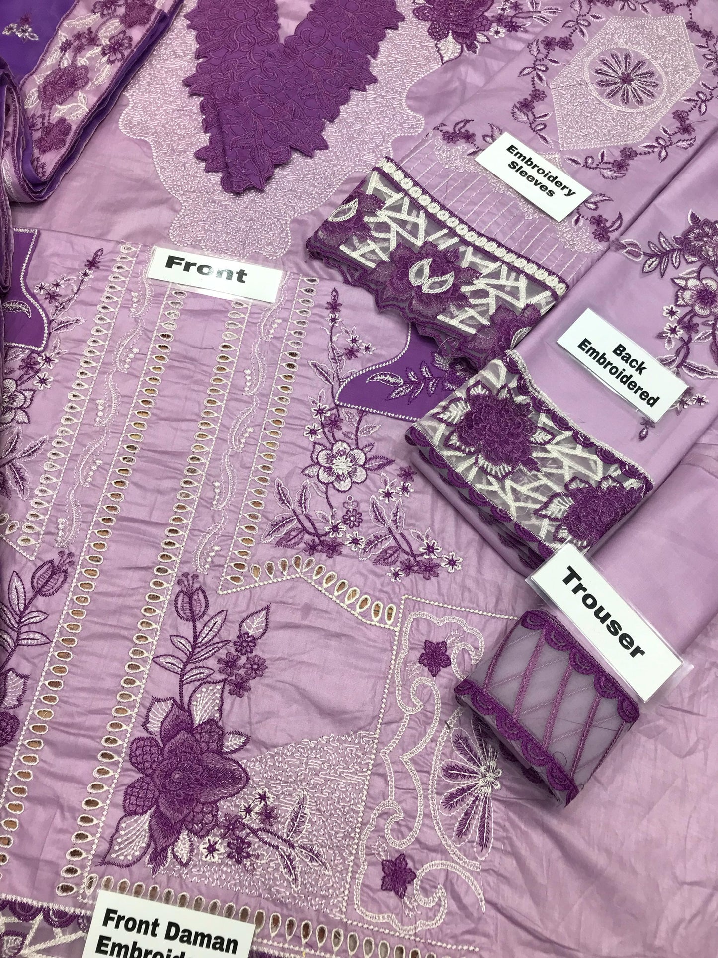 Mushq Lassana Wz-514 Premium Pure Lawn Embroidered Eid Collection 2025