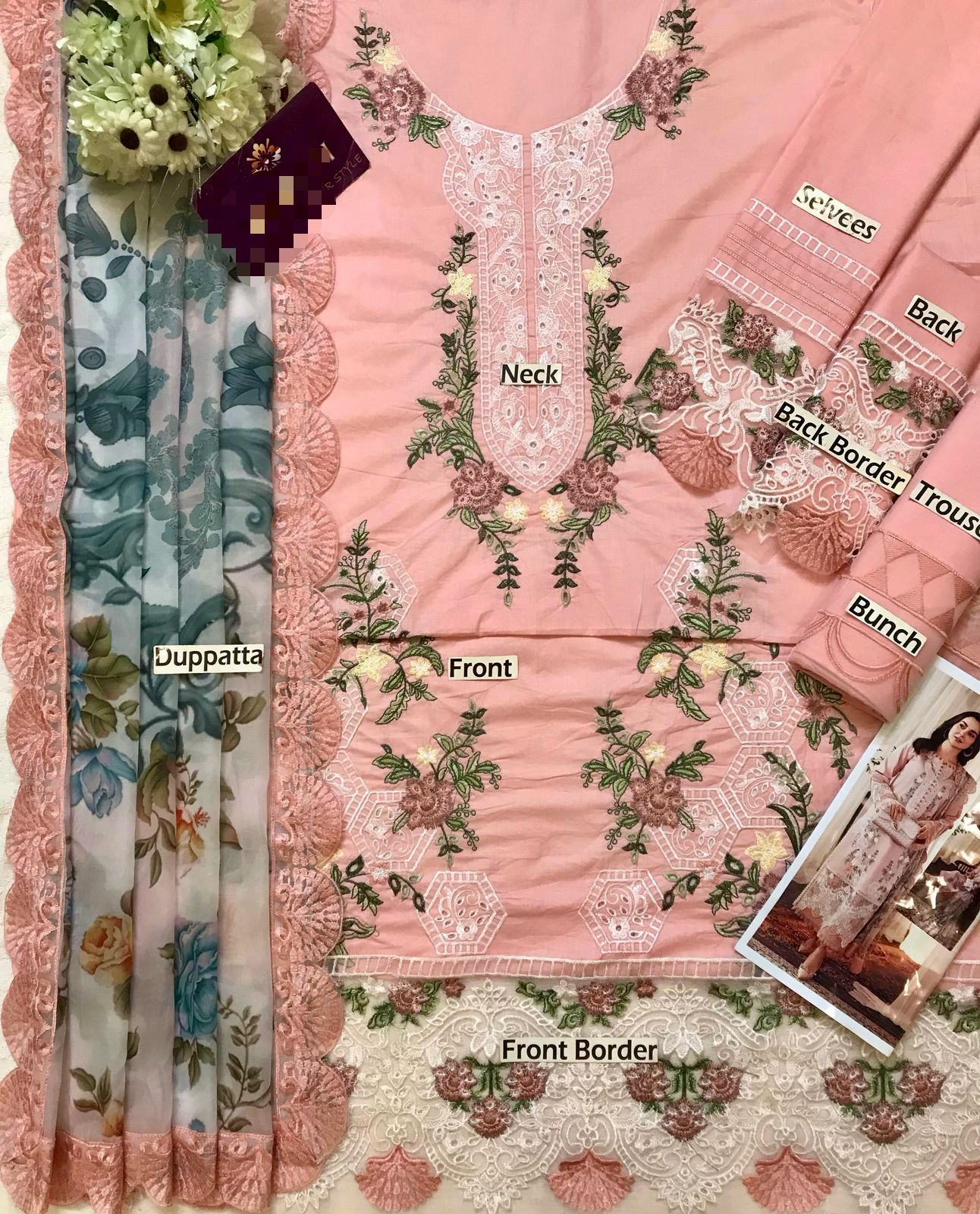 Jade X Hania Amir Wz-457 Luxury Pure Lawn Embroidered Eid Collection 2025