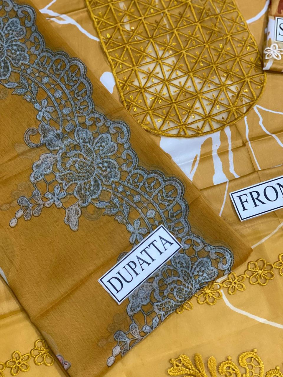 Asifa Nabeel Wz-139 Luxury Pure Lawn Embroidered Eid Collection 2025