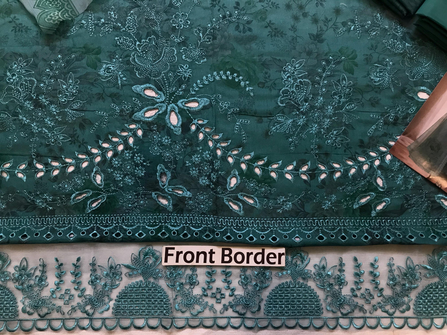 Afrozeh Wz-657 Luxury Pure Lawn Chikenkari Embroidered Eid Ul Adha Collection 2025