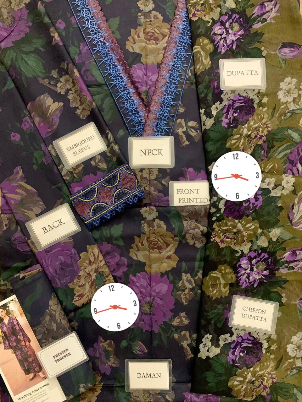 Baroque Premium Luxury Embroidered Lawn Dress 2025