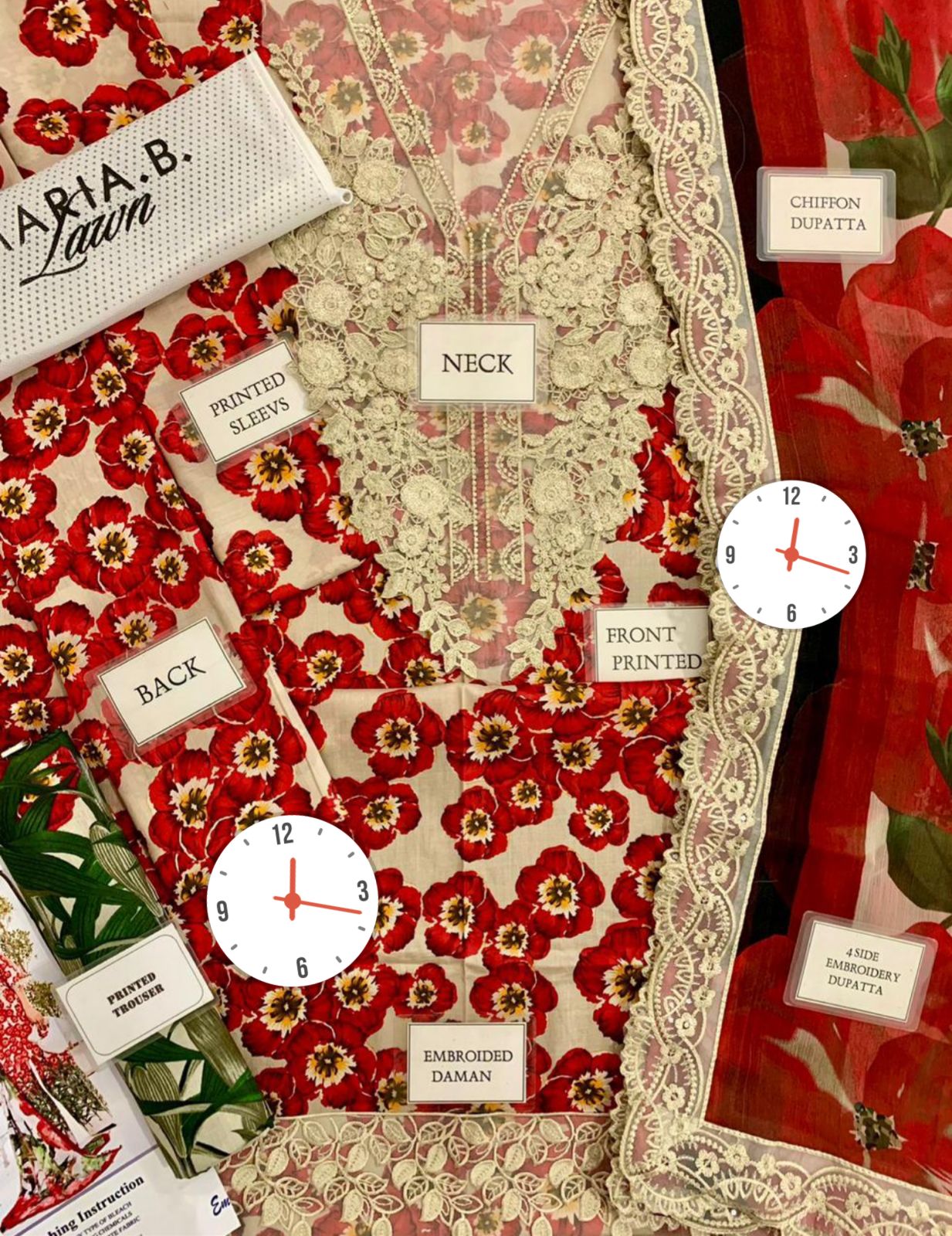 Maria B M Print Wz- 06 Luxury Pure Lawn Dress Eid Ul Adha Collection 2025