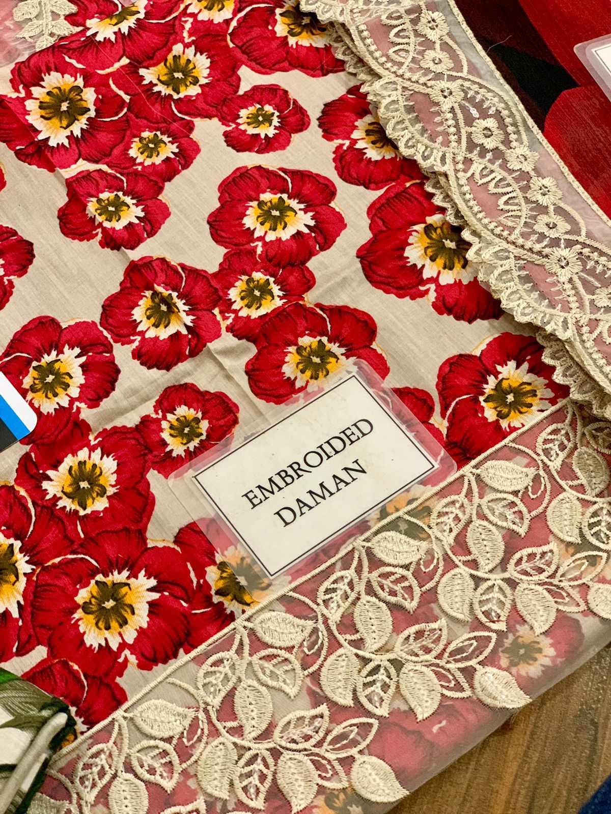 Maria B M Print Wz- 06 Luxury Pure Lawn Dress Eid Ul Adha Collection 2025
