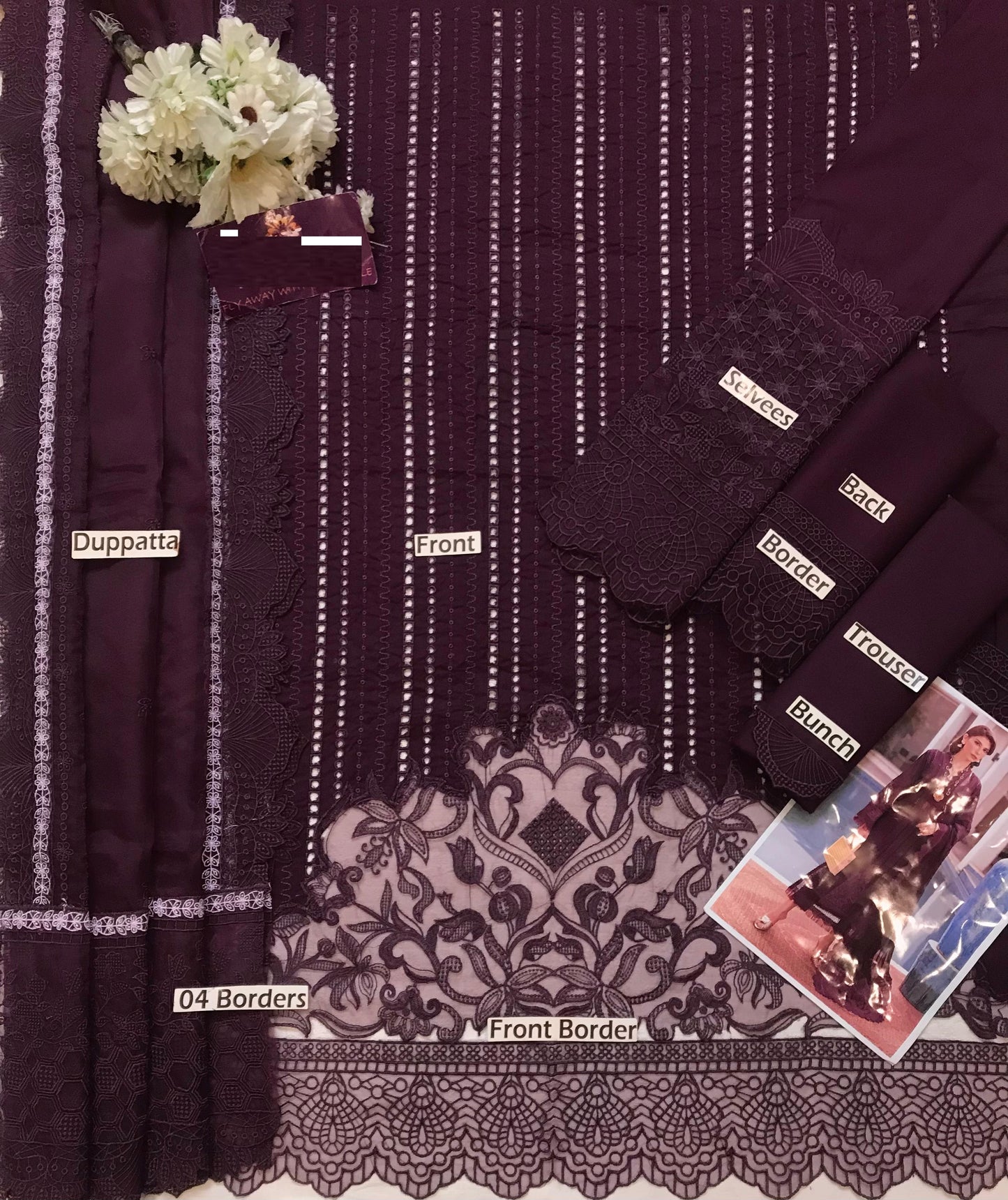 Wearza Wz-508 Luxury Pure Lawn Dress Eid Ul Adha Collection 2025