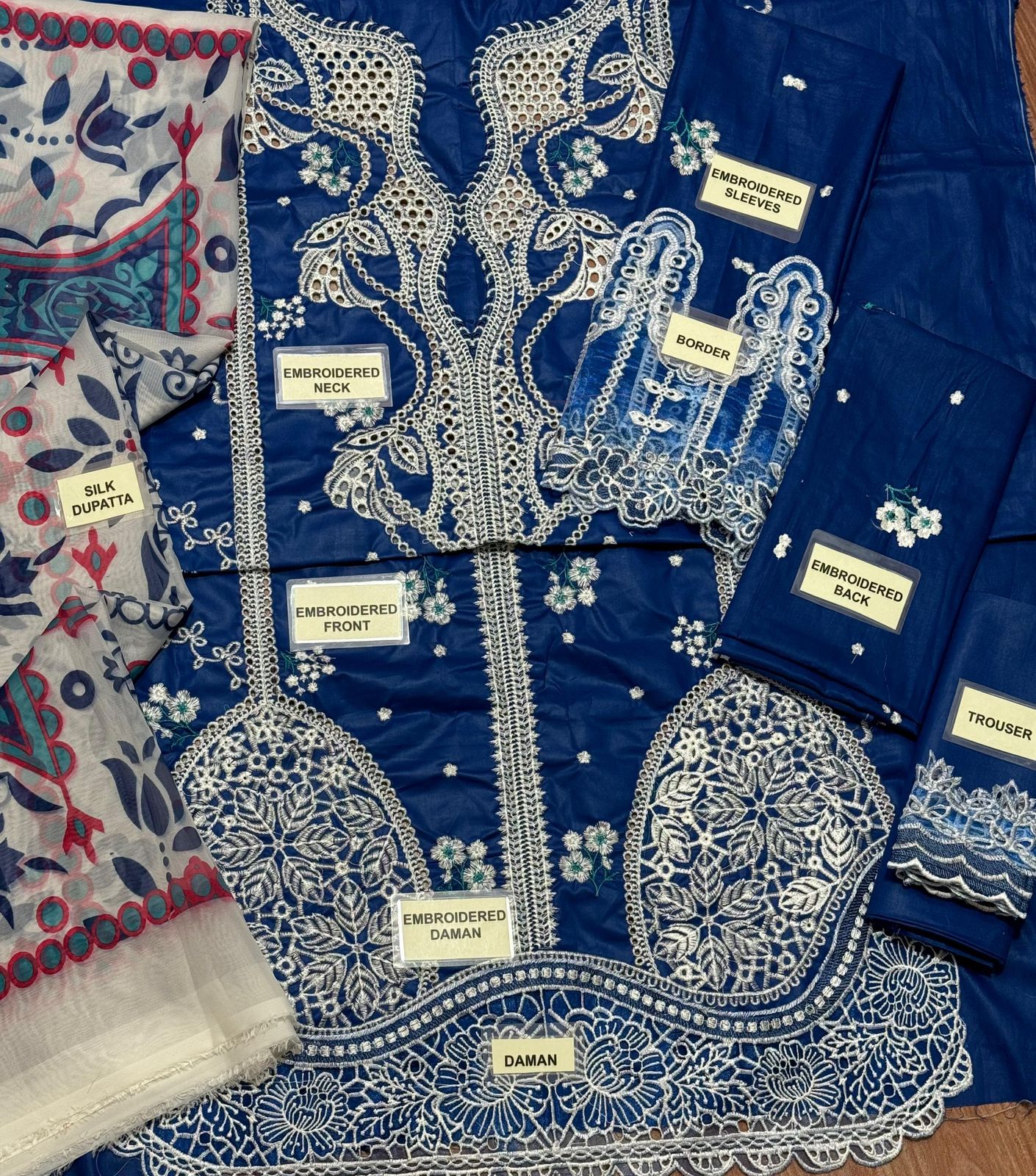 Bin Ilyas Wear By Iqra Kanwal Wz=765 Premium Pure Lawn Emb Dress 2025