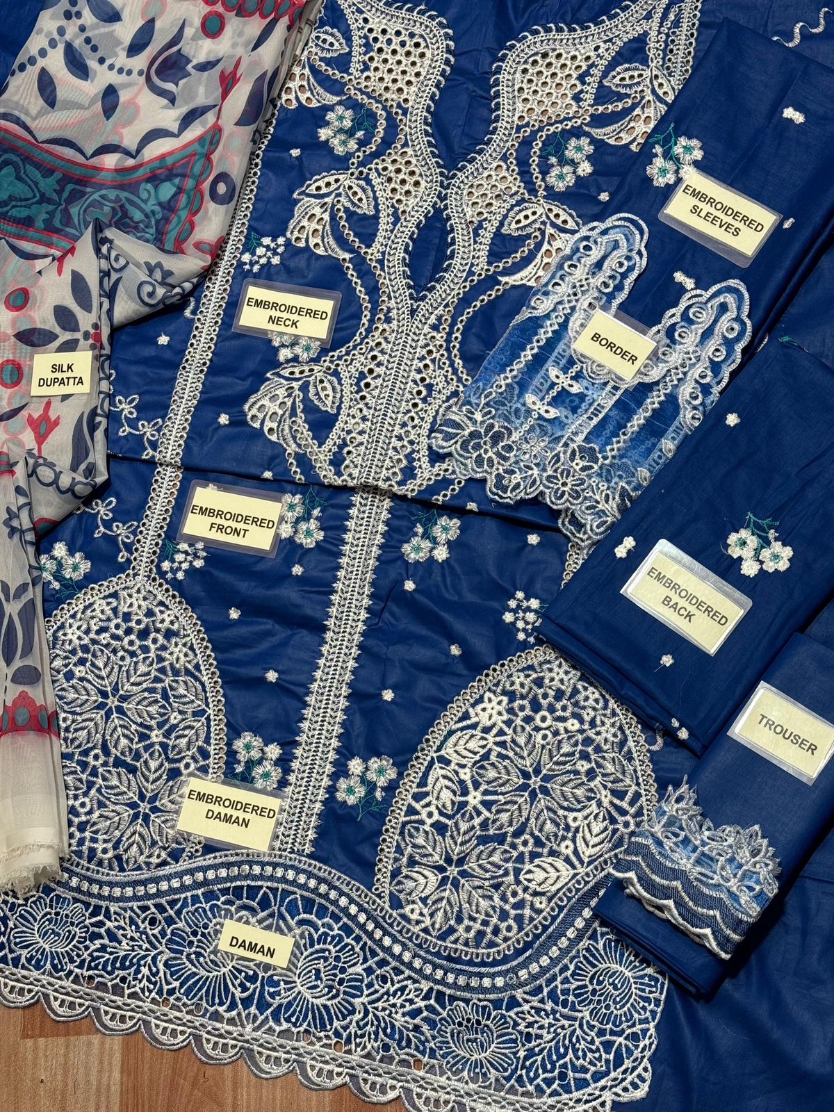 Bin Ilyas Wear By Iqra Kanwal Wz=765 Premium Pure Lawn Emb Dress 2025