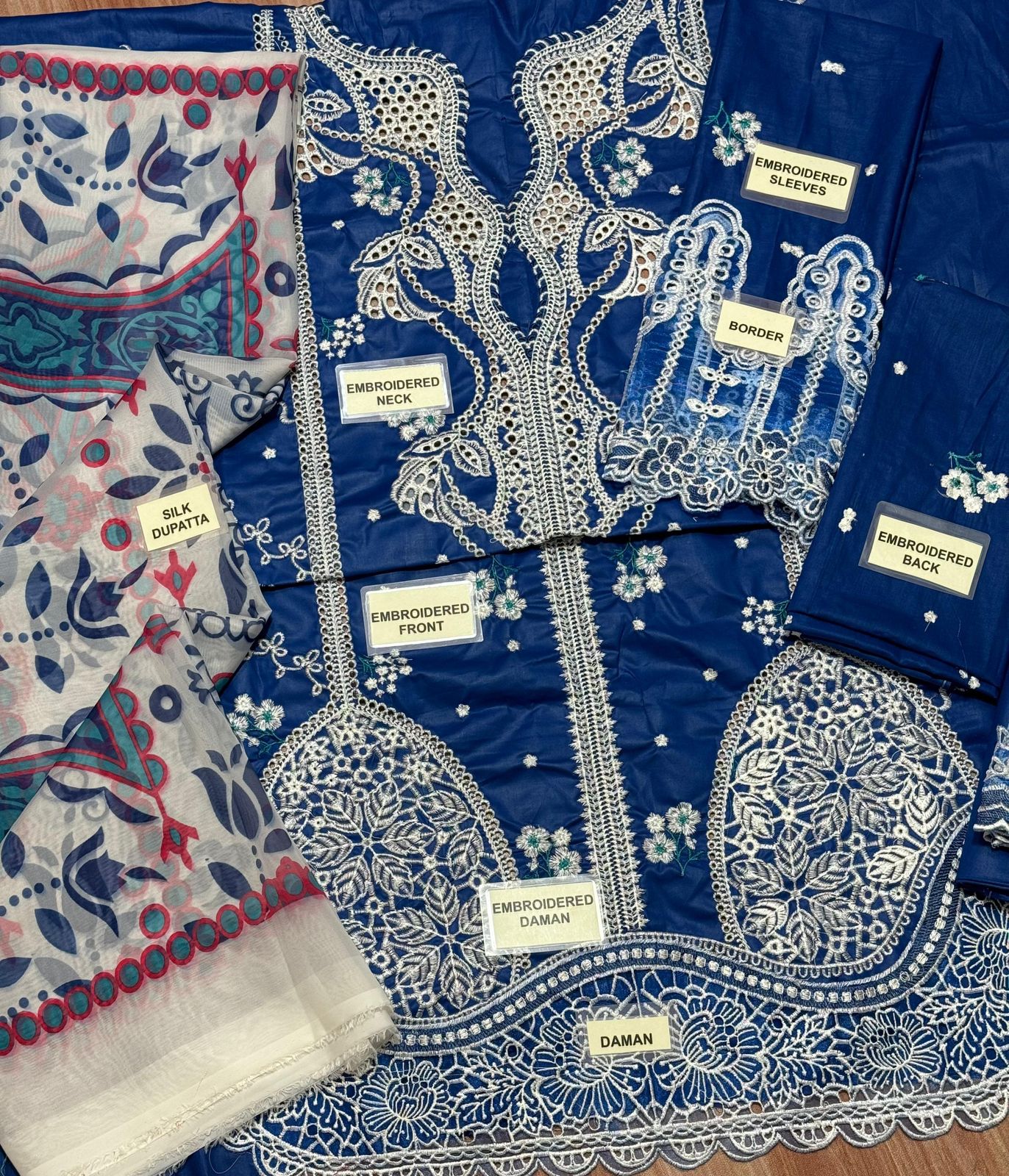 Bin Ilyas Wear By Iqra Kanwal Wz=765 Premium Pure Lawn Emb Dress 2025