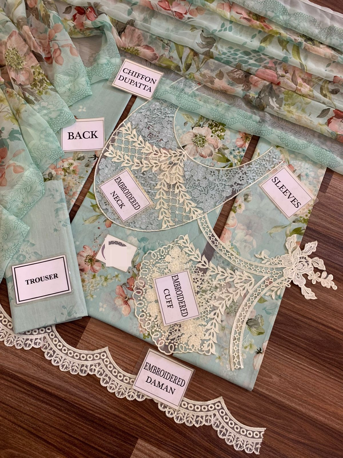 Crimson By Saira Shakira Wz=009 Premium Pure Lawn Emb Dress With Chiffon Duppata 2025