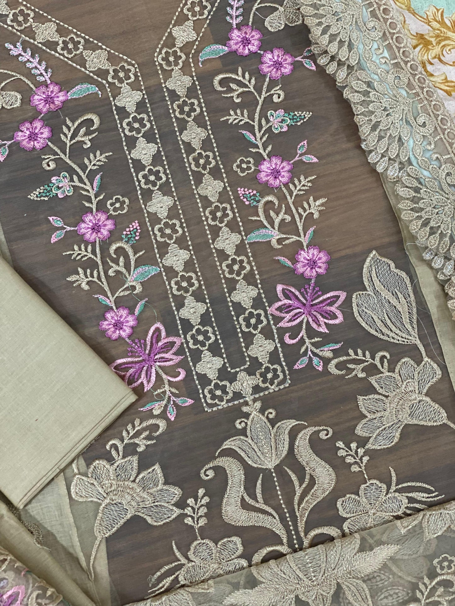 Imrozia Serene Wz=776 3 Pcs Premium Pure Lawn Dress With Pure SIlk Emb Duppata 2025