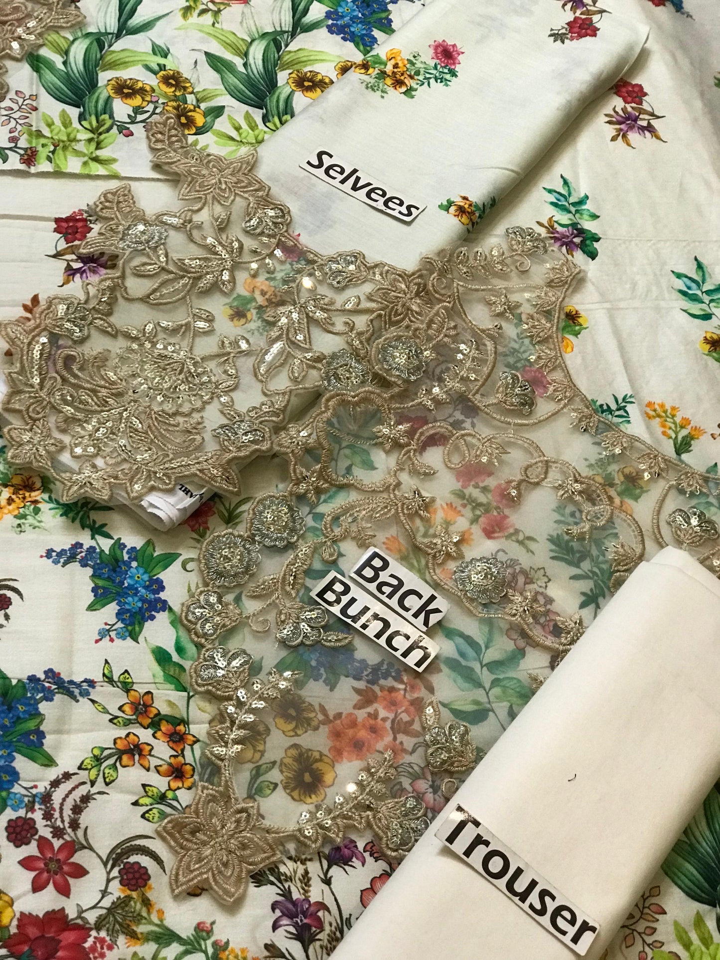 Faiza Saqlain Wz=013 Premium Pure Lawn Emb Frock With Organza Duppata 2025