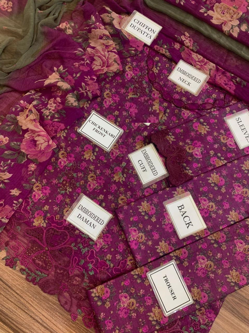 Iznik Hit Code EFL-09 Premium Pure Luxury Lawn Emb With Chiffon Emb Duppata 25