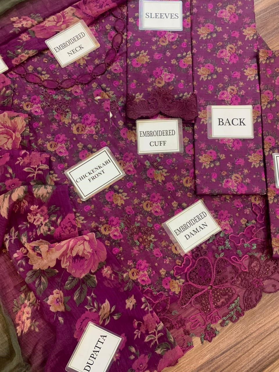 Iznik Hit Code EFL-09 Premium Pure Luxury Lawn Emb With Chiffon Emb Duppata 25
