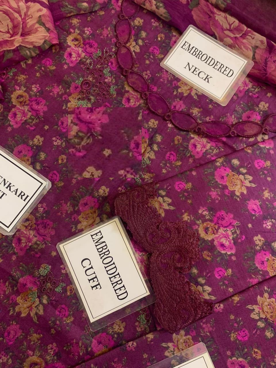 Iznik Hit Code EFL-09 Premium Pure Luxury Lawn Emb With Chiffon Emb Duppata 25