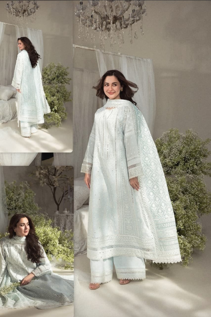 Sobia Nazir Wz-202 Premium Pure Lawn With Javeria Net Duppata 2025