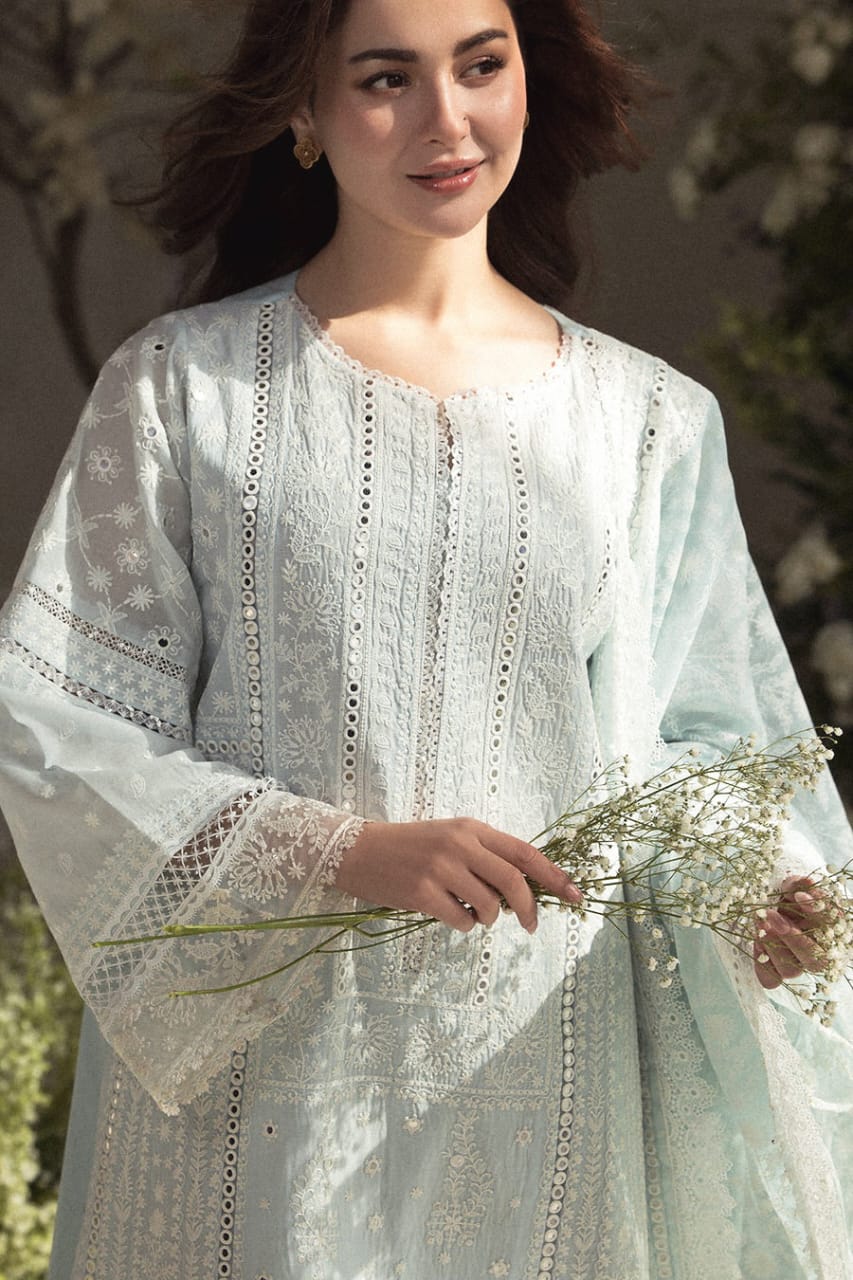 Sobia Nazir Wz-202 Premium Pure Lawn With Javeria Net Duppata 2025