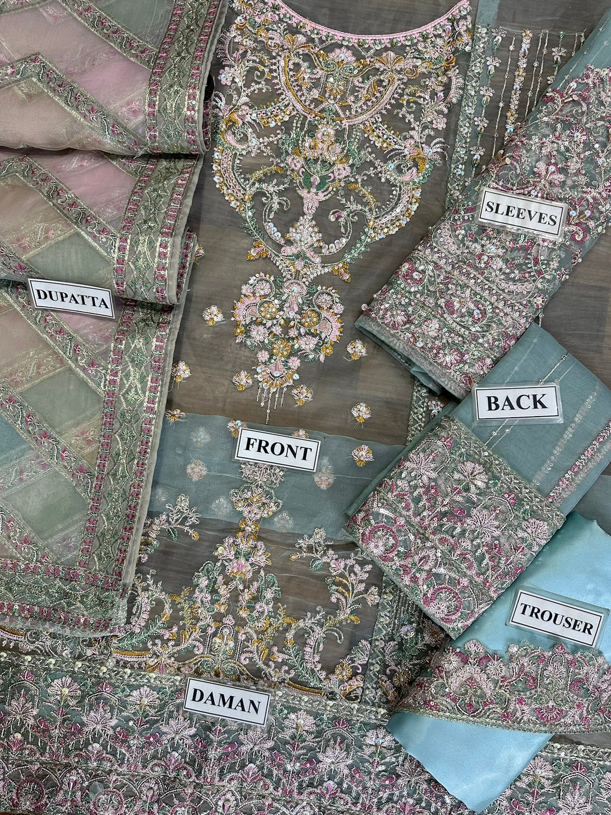 Kanwal Malik Wz=546 New Demanding Design Premium Organza Party Wear 2025