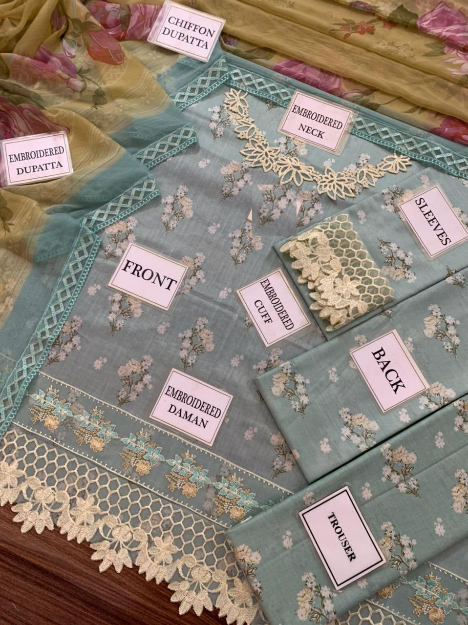 Iznik Efl-06 Premium Pure Lawn With Printed Emb Duppata 2025