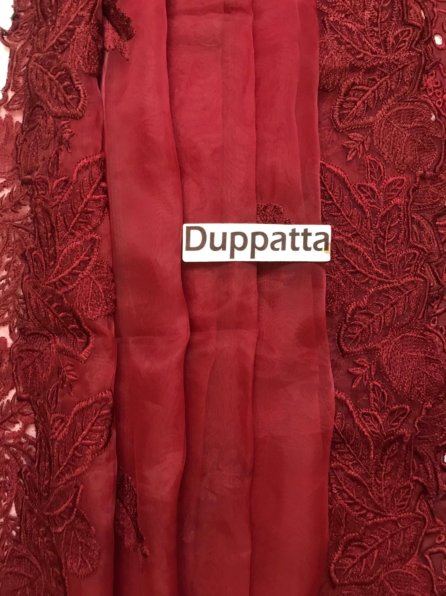Bin Ilyas Wz-462 Red Beauty Demanding Design Luxury Lawn Chikankari 2025