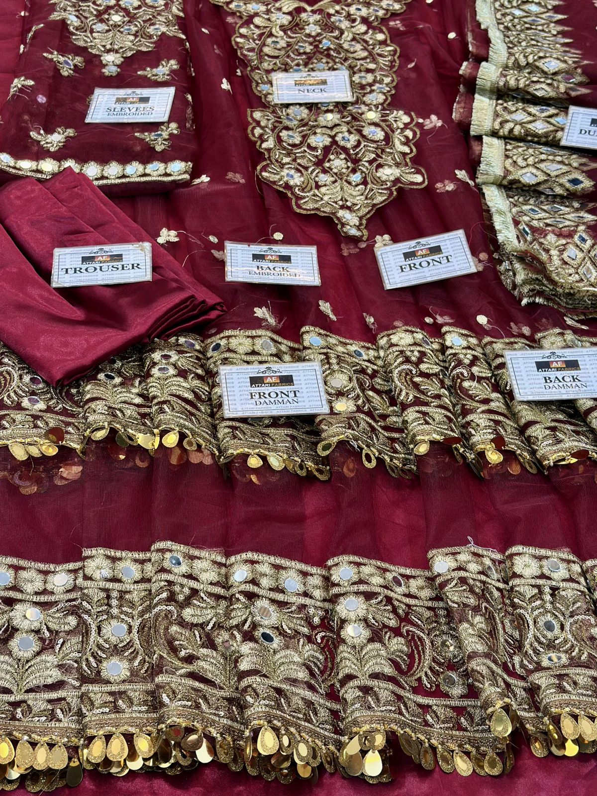 Kashee Designer Mehroon Frock Wedding Season 2025