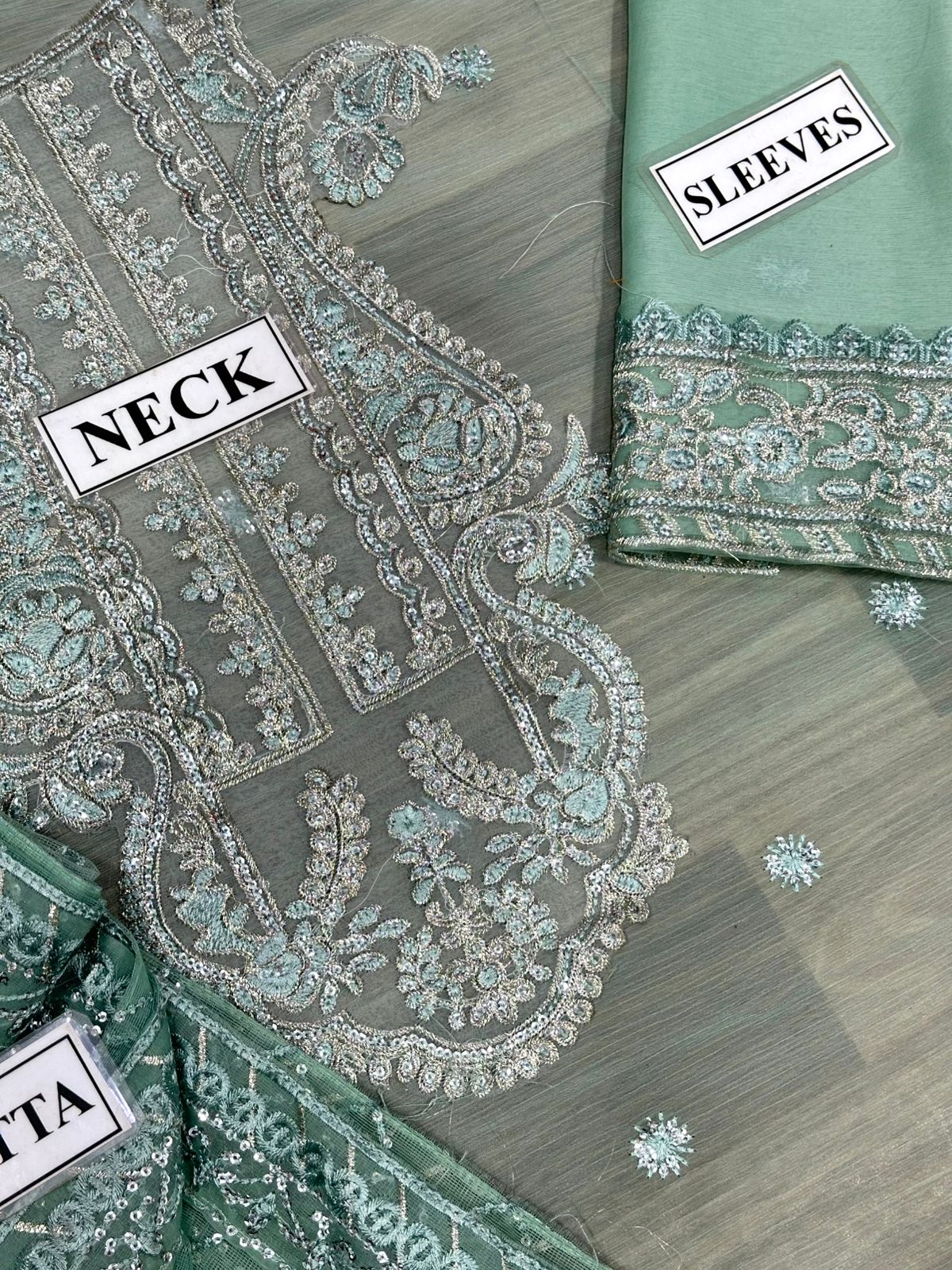 Asim Jofa Jhilmil Semi Pure Chiffon Pakistani Dress 2025