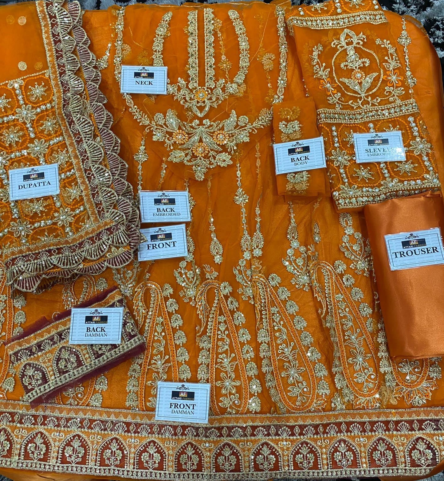 Afrozeh Soft Net Frock Wedding Season / Party Wear Frock 2025