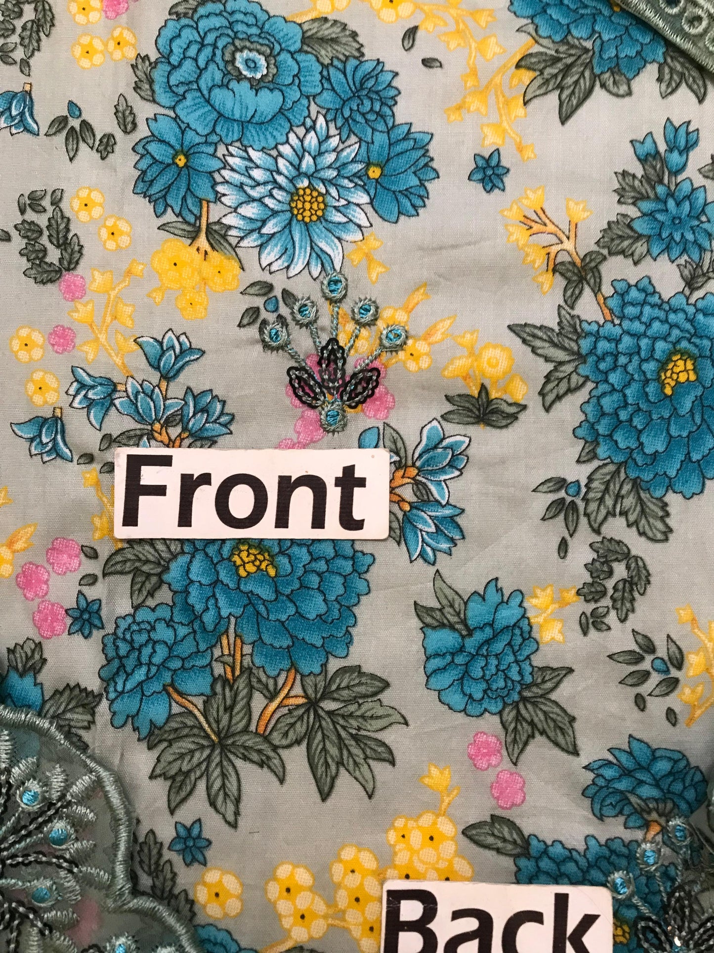 Maria b Floral New Design With Chiffon Duppata 2025